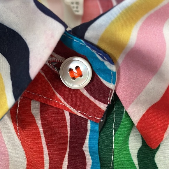 CHINTI & PARKER Rainbow Cotton Shirt Dress - Picture 7 of 13